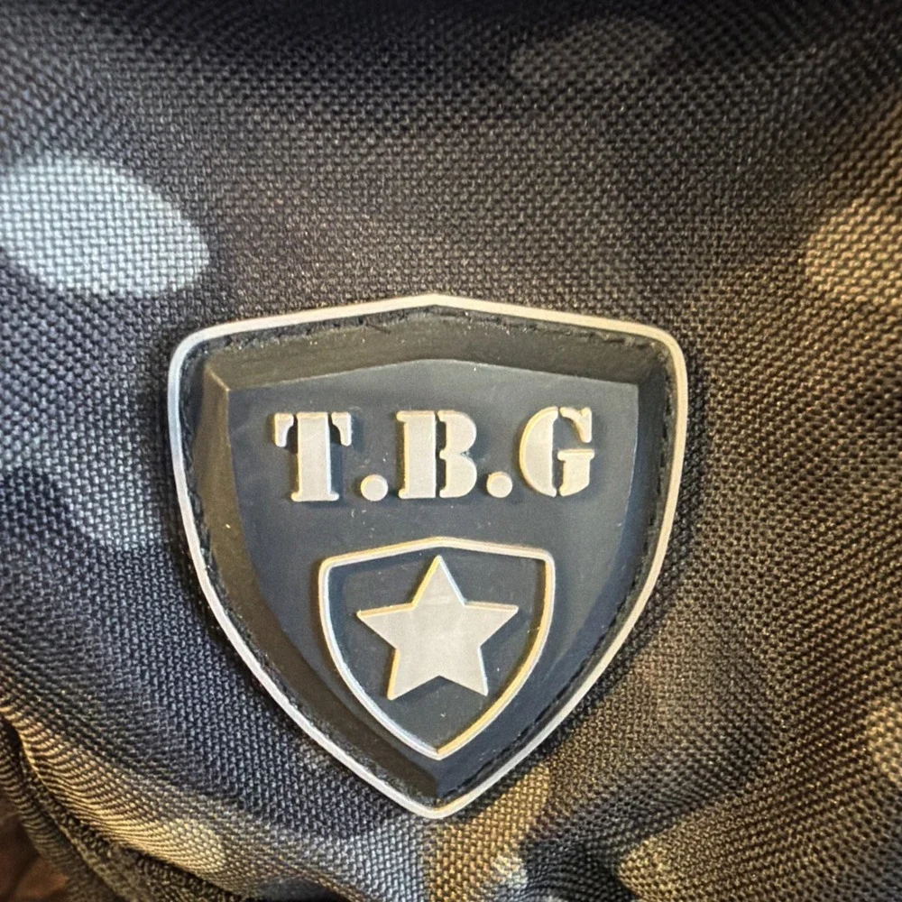 Tactical Baby Gear TBG Diaper Bag Black Camo MOLLE Shoulder Messenger Bag